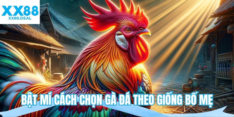 Bật mí cách chọn gà đá theo giống bố mẹ