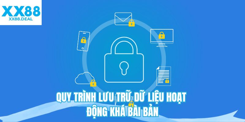 Quy trình lưu trữ dữ liệu hoạt động khá bài bản