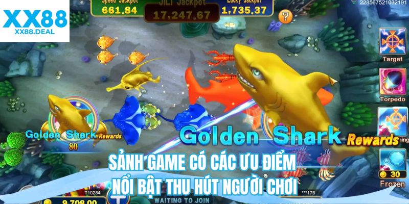 Sảnh game có các ưu điểm nổi bật thu hút người chơi 