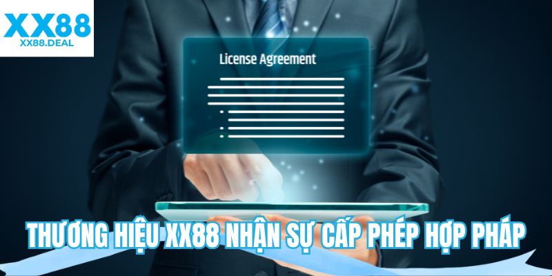 Thương hiệu XX88 nhận sự cấp phép hợp pháp
